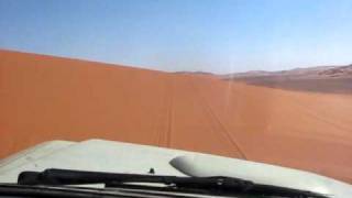 Ubari dune surfing