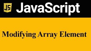Modifying Array Element in JavaScript (Hindi)