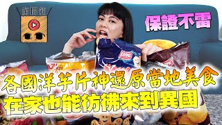 獵奇日韓西班牙波蘭德國洋芋片，好吃到當場胖一公斤！【白癡公主的無碼專區】