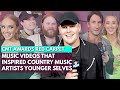 What music video inspired you growing up? Country Artists answer on the CMT Awards Red Carpet