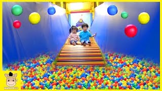 Learn Colors Indoor Playground Rainbow Slide for Toddlers Children Kids Play | MariAndKids Toys