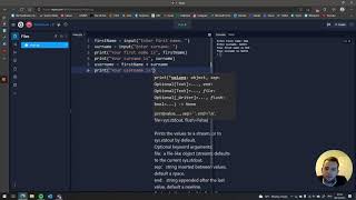 Python 7: Part 2 (String Concatenation)