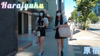 4K【東京　真夏の渋谷駅～原宿駅散歩 】 Walk in Tokyo　Shibuya -- Harajyuku （August　 2022)