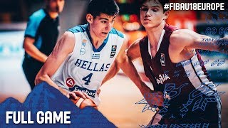 Greece v Latvia - Full Game - Round of 16 - FIBA U18 European Championship 2017