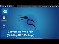 Converting Python Script to Debian Package - Building DEB Package