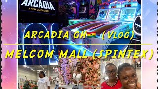 #VLOG #Arcadia Gh🇬🇭 # Melcom mall #Dancing +Games + window shopping #fun  #Ghana