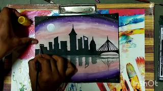 City night painting