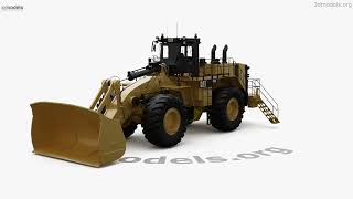 Caterpillar 992K Wheel Front Loader General Purpose Bucket 2020 3D model by 3DModels.org