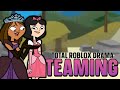 TOTAL ROBLOX DRAMA: TEAMING as Princesses! 👑😭