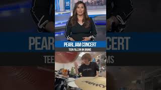 PIX Now: Teen plays drums for Pearl Jam