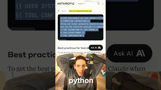 Anthropic Python SDK Tool Use Example