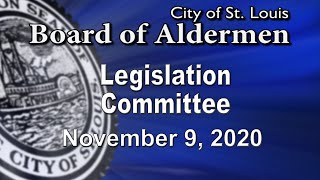 Legislation Committee   November 9  2020