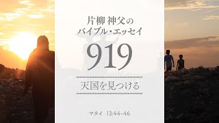 バイブル・エッセイ 919『天国を見つける』（聖書朗読とミサ説教：片柳弘史神父）