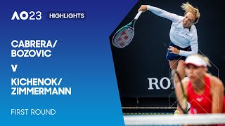 Cabrera/Bozovic v Kichenok/Zimmermann Highlights | Australian Open 2023 First Round