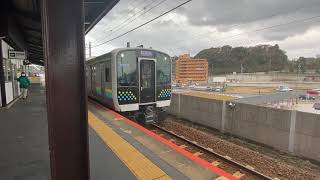 E131系試運転鹿島神宮駅発車