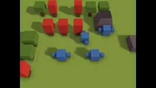 Day/night cycle with soft shadows (variance shadow mapping)