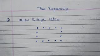 Print Hollow Rectangle Pattern | Java Programming | Dev Domain
