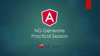 9.4.1 NG Generate - Practical Session | Angular Tutorial | ITS