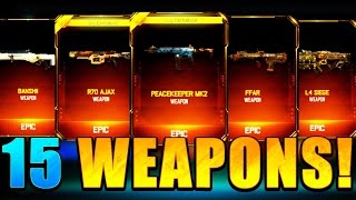 CRAZY 15 NEW DLC SUPPLY DROP WEAPON OPENING! - Black Ops 3 "NEW DLC WEAPONS"
