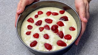 Stir, bake - done! Super delicious berry cake #117