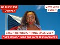 FREE CZECH REPUBLIC WORK VISA 2024| NO IELTS|175,000 JOBS AVAILABLE| STEP BY STEP GUIDE