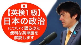 【英検1級】日本の政治について語るときに便利な英単語を解説します