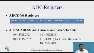 PIC on chip ADC