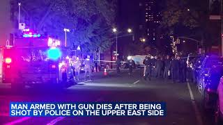 Man armed with gun dies after being shot by police on UES