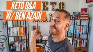 Keto Diet Question & Answer | Live - Ben Azadi from Keto Kamp