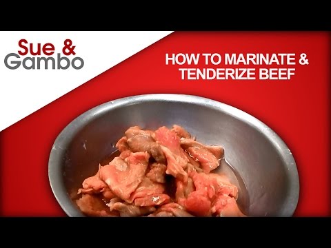 How to Marinate and Tenderize Beef stir fry How to Marinate and Tenderize Beef stir fry