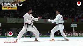 Final Kumite Equipos Chile vs Japón | Funakoshi Gichin Cup 16th Karate World Championship Tournament