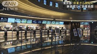 映画館など営業再開　休業から時短に要請切り替え(2021年6月1日)