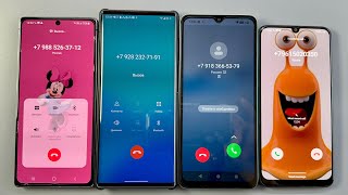 Incoming Calls Samsung Galaxy Note 20 + LG Wing + Samsung Galaxy A50 + Redmi A3x