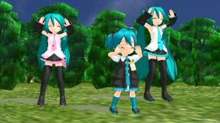 [MMD Newcomer] Little, Chibi and Petite Miku - Carmelldensan