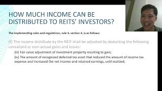 REITS How much is the Distributable Income