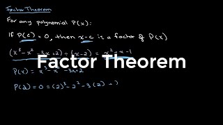 Factor Theorem | O Level Additional Mathematics