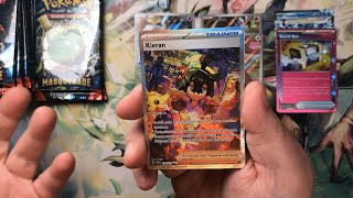 STILL my favorite SV set so far!! 🔥 | Pokémon Twilight Masquerade Sleeved Booster Pack Opening!