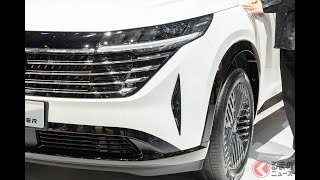 日産が新型「6人乗り最上級SUV」実車公開！ ド迫力顔＆豪華内装が凄い！ 新たな3列シートモデルの反響は？ 広州で展示 | くるまのニュース