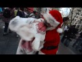 zombie santa claus eats easter bunny brains