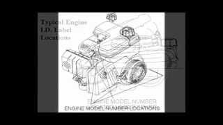 Tecumseh Engine Model Number Locations