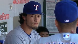 TEX@CHC: Darvish fans nine in his return from the DL