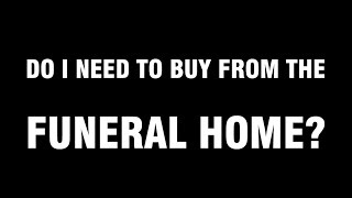 Cremation Urn FAQ 2: Do I need to buy an urn from the funeral home?
