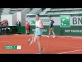 elsa jacquemot vs alina charaeva temps forts de la finale roland garros juniors 2020 fft