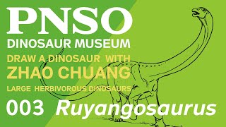 003 Ruyangosaurus | DRAW A DINOSAUR WITH ZHAOCHUANG Season I