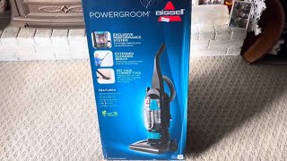 Bissell PowerGroom (68C77) Bagless Upright Vacuum Cleaner Unboxing, Assembly Tutorial, \u0026 First Look