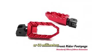 🏍️Stretch Out in Style: Introducing the MC Motoparts Custom Extended Buzz Footpegs