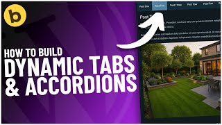 How to Build Dynamic Tabs and Accordions Using Bricks Builder!