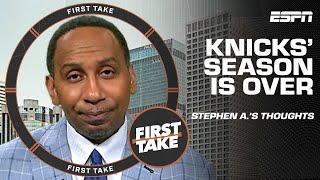 Stephen A.'s season-ending thoughts on the New York Knicks ☹️ | First Take