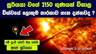 අපේ ඉර ගාව තිබ්බ නම් සෙනසුරුගේ කක්ෂය දක්වා විහිදෙන විශ්වයේ ලොකුම තාරකාව ගැන දන්නවද | Largest Star