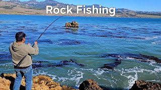 Fishing For Massive Rockfish! Caught a monster!